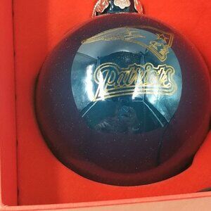 SC Christmas New England Patriots Ball Ornament Laser Engraved Heirloom Keepsake
